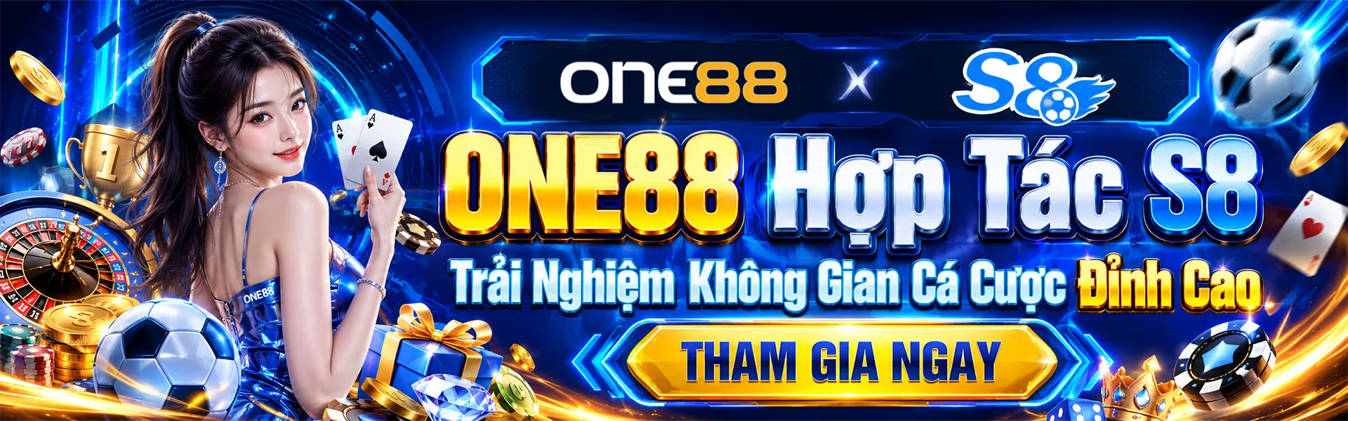 ONE88 nhà cái thể thao đồng hành cùng S8, thương hiệu cá cược uy tín 2026